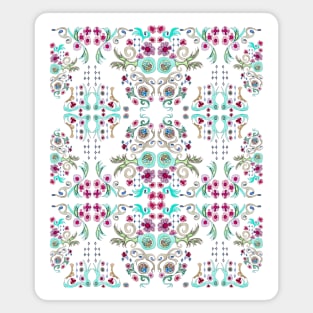 Art Nouveau floral pattern Magnet